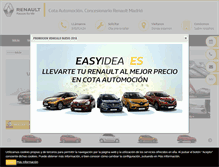 Tablet Screenshot of cota-automocion.com